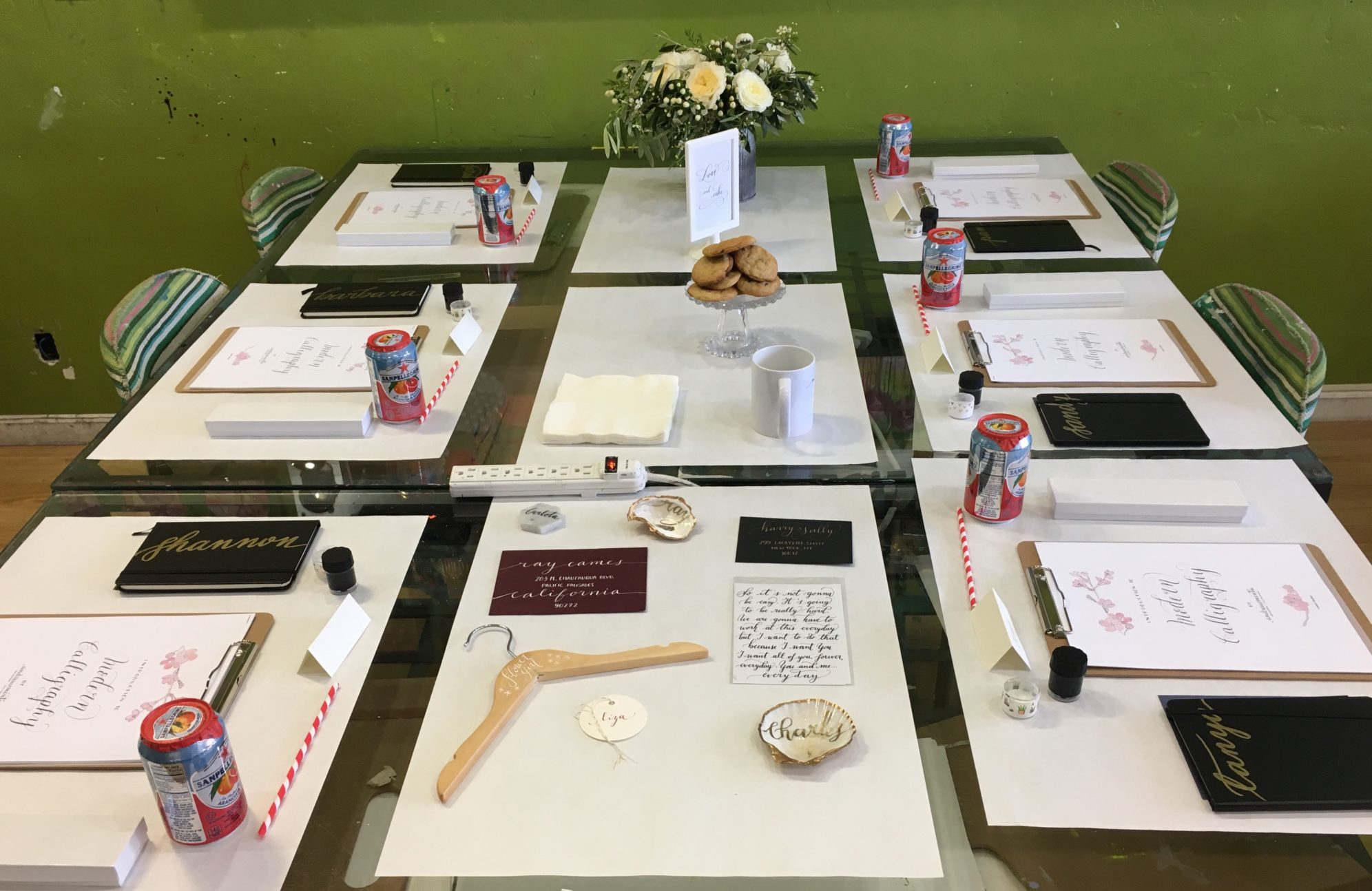 Modern Calligraphy Workshop Recap – Andrea Casals